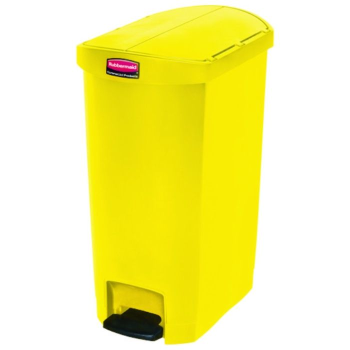 ラバーメイド　【売切廃番】スリムジムステップオンコンテナ　エンドステップ49.2L　イエロー