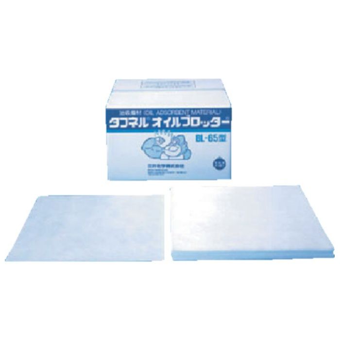 エム・エーライフ　油吸着材　タフネルオイルブロッター　マット状　650x650mm　厚さ4mm　(100枚入)