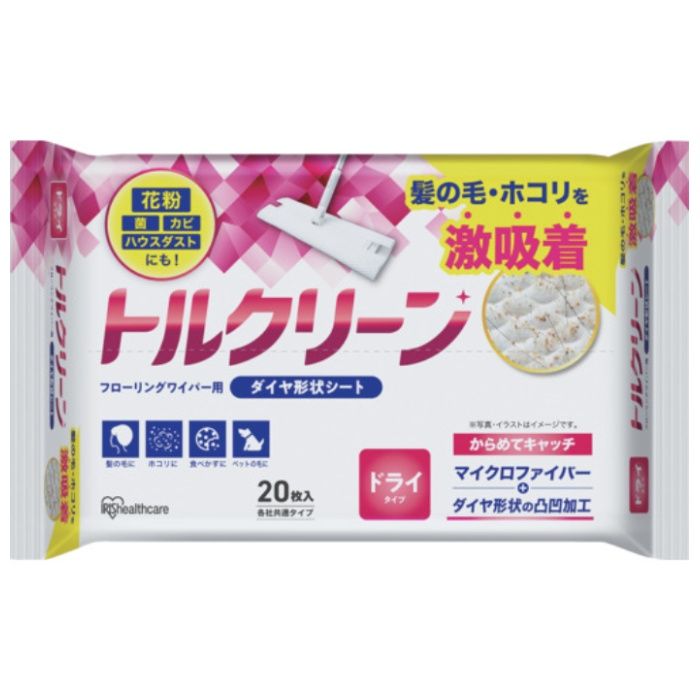 IRIS　205994　トルクリーン　フローリングワイパー用シート　ドライタイプ　20枚入