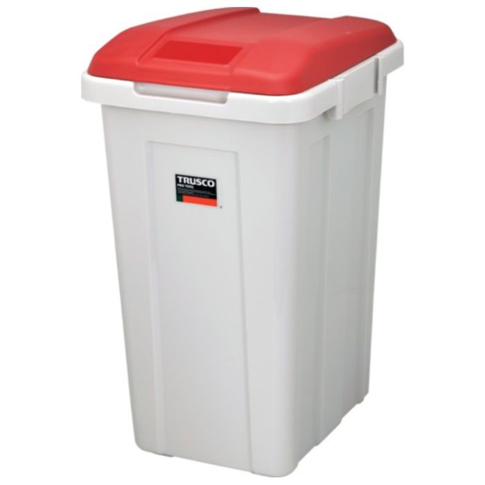 TRUSCO　Rジョイント分別ボックス　45L　フタ色レッド(赤色)