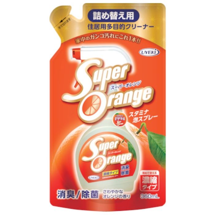UYEKI　スーパーオレンジ消臭・除菌泡タイプ詰め替え用360mL