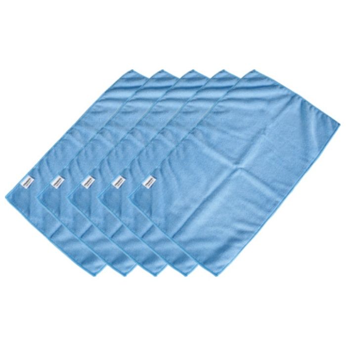 TRUSCO　マイクロファイバークロス5枚入　300X500　ブルー