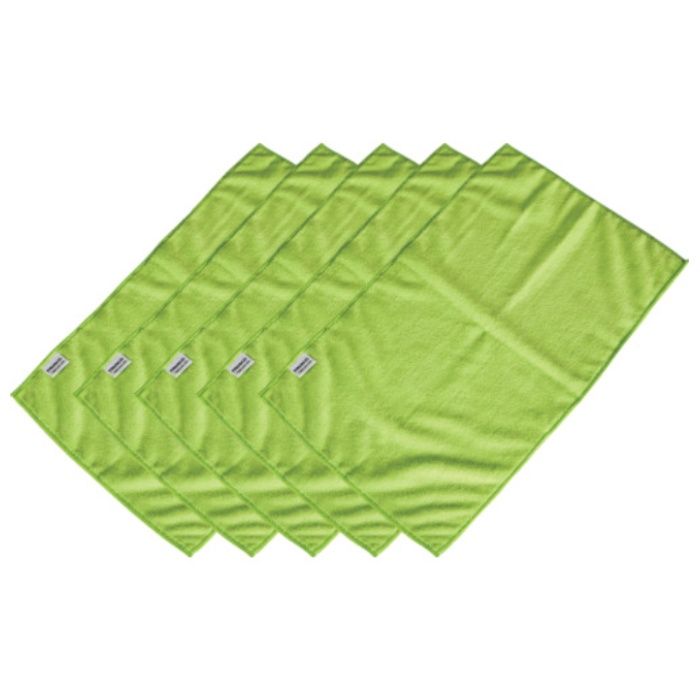 TRUSCO　マイクロファイバークロス5枚入　300X500　グリーン