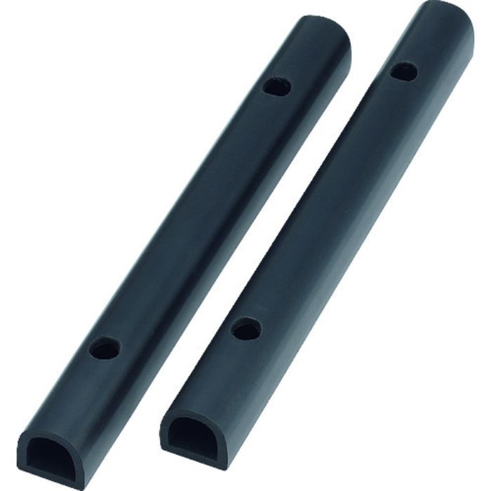 緑十字 カーストップ(車止め) カーストップ-50-450W 高さ50×幅50×全長450mm 2個組 ゴム製(Tcode:1063135)
