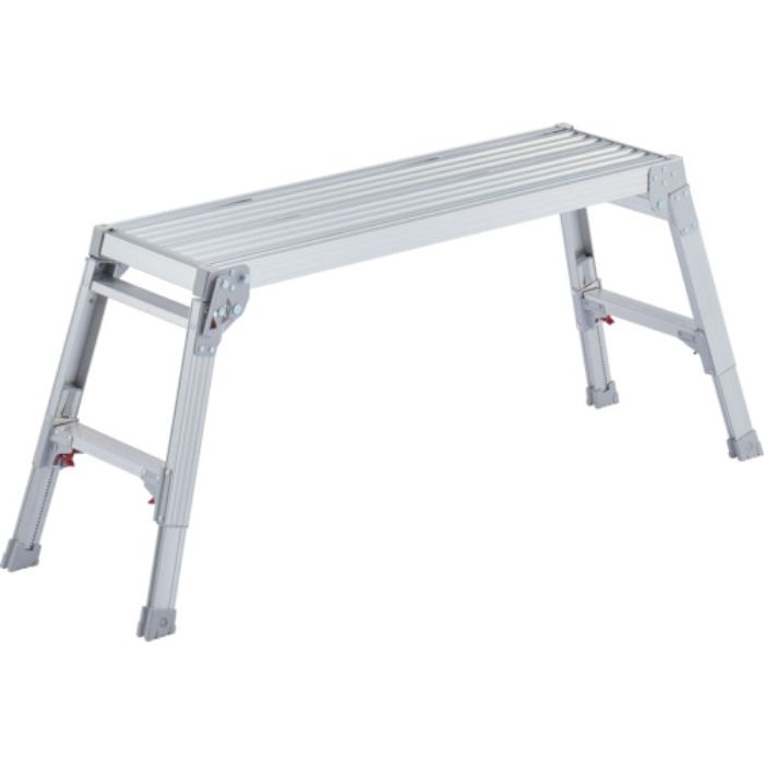 ハセガワ アルミ製脚部伸縮式足場台 43〜55cm(17678)(Tcode:2514250)