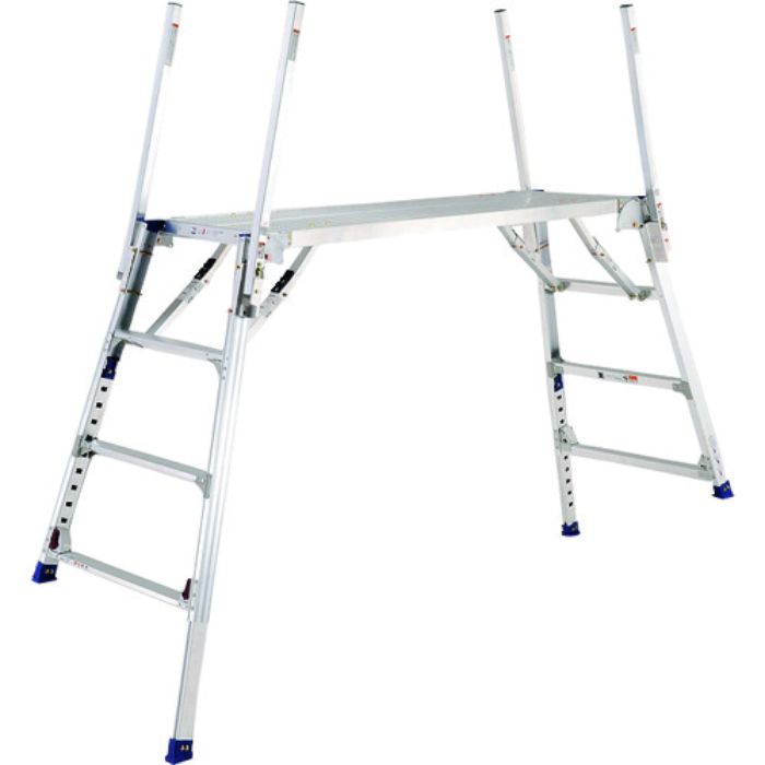 PiCa 可搬式作業台ダイナワークタフ DXA型 高さ1051〜1482mm手掛り棒付き(Tcode:1460523)