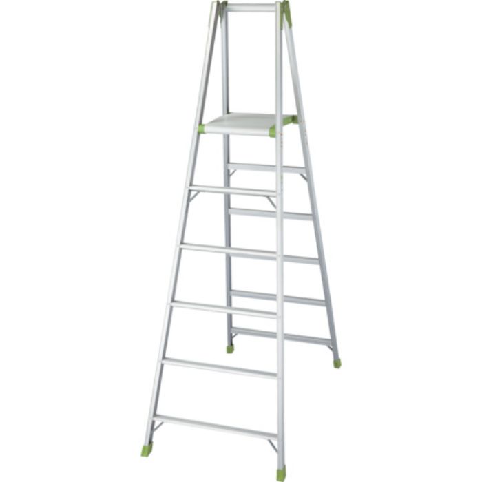 ハセガワ アルミ合金製上枠付専用脚立 天板高さ1.41m(Tcode:2439247)