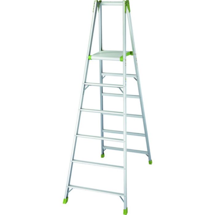 ハセガワ アルミ合金製上枠付専用脚立 天板高さ1.71m(Tcode:2439255)