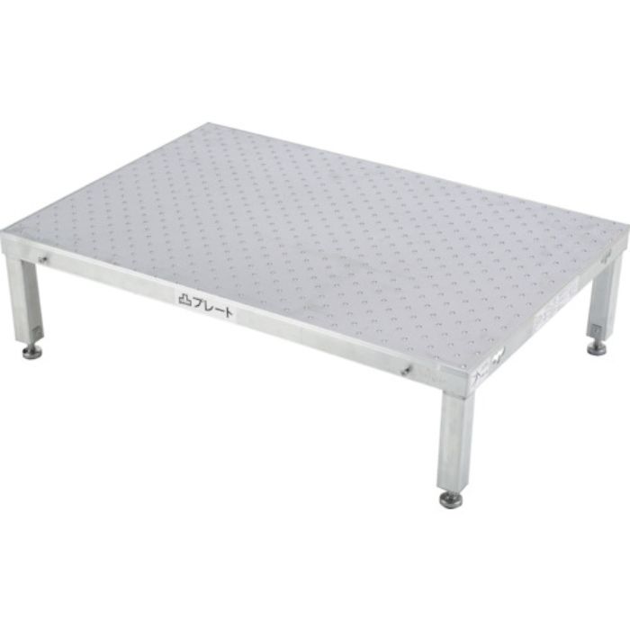 アルインコ 低床作業台(連結式・凸プレート) LFP