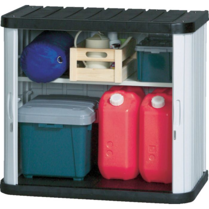 IRIS 201583 ミニロッカー ML-800V ブラック(Tcode:3558061)