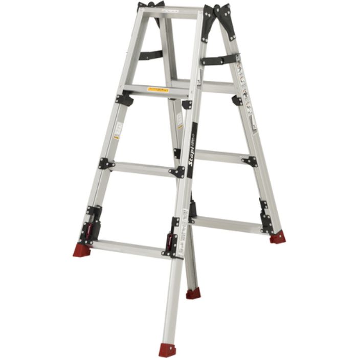 PiCa 上部操作式四脚アジャスト式はしご兼用脚立スタッピーSCN型 ロングスライドタイプ(Tcode:5535845)