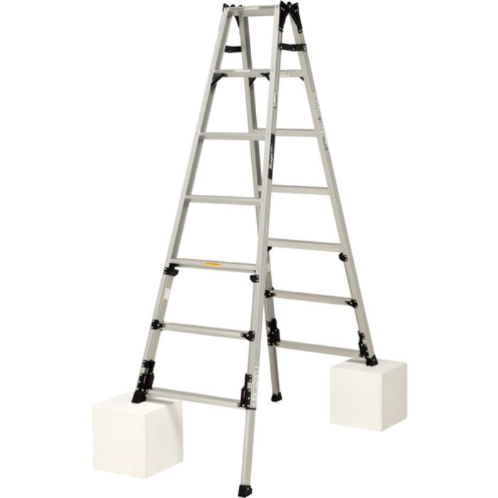 PiCa 上部操作式四脚アジャスト式はしご兼用脚立スタッピーSCN型(Tcode:5535850)