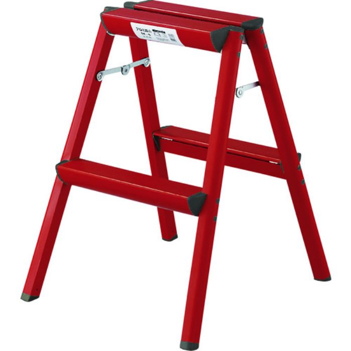 ハセガワ アルミ踏台 SE型 2段 レッド(Tcode:2116007)