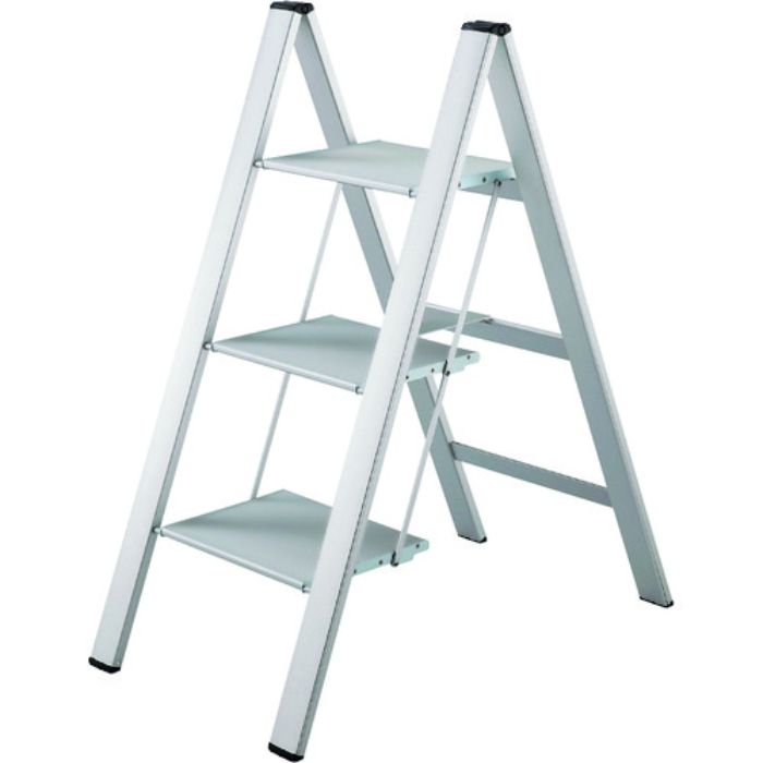 ハセガワ スリムステップ 3段 シルバー(Tcode:1778760)