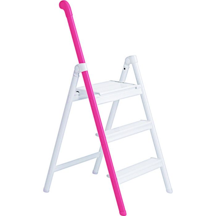 ハセガワ 踏台 ハンドルステップ コーラルピンク(17264)(Tcode:2063494)