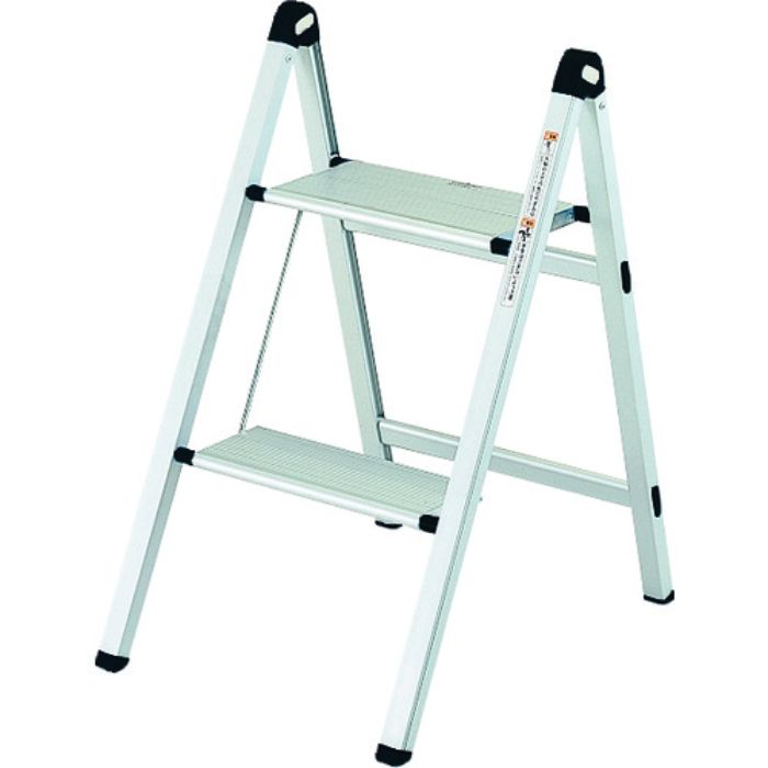 TRUSCO 薄型幅広踏台(片側昇降タイプ) 2段 高さ520mm(Tcode:2074444)