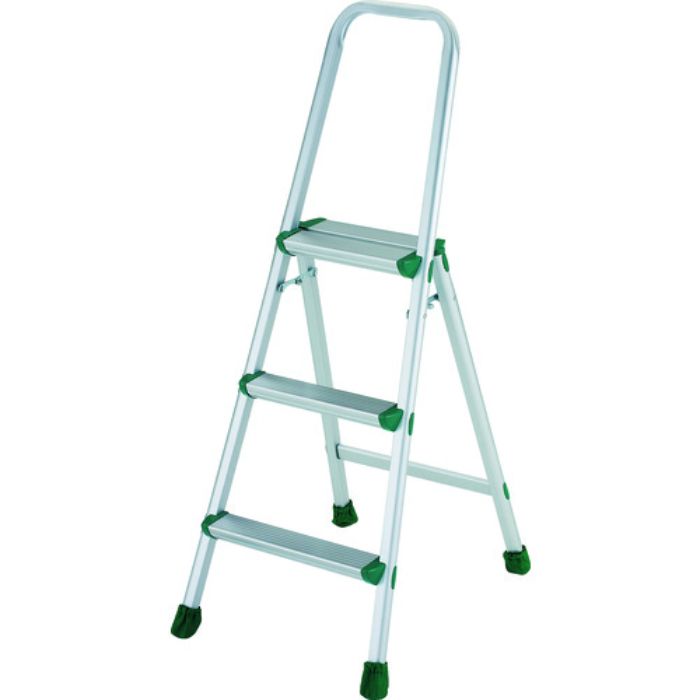 TRUSCO アルミ製踏台 軽作業用・上枠・脚カバー付 3段(Tcode:2537524)