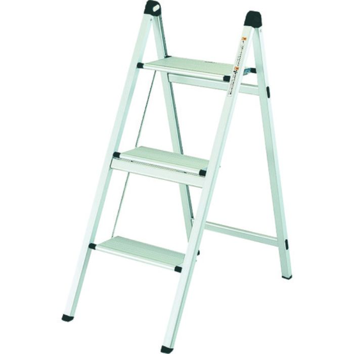 TRUSCO 薄型幅広踏台(片側昇降タイプ) 3段 高さ800mm(Tcode:2074445)