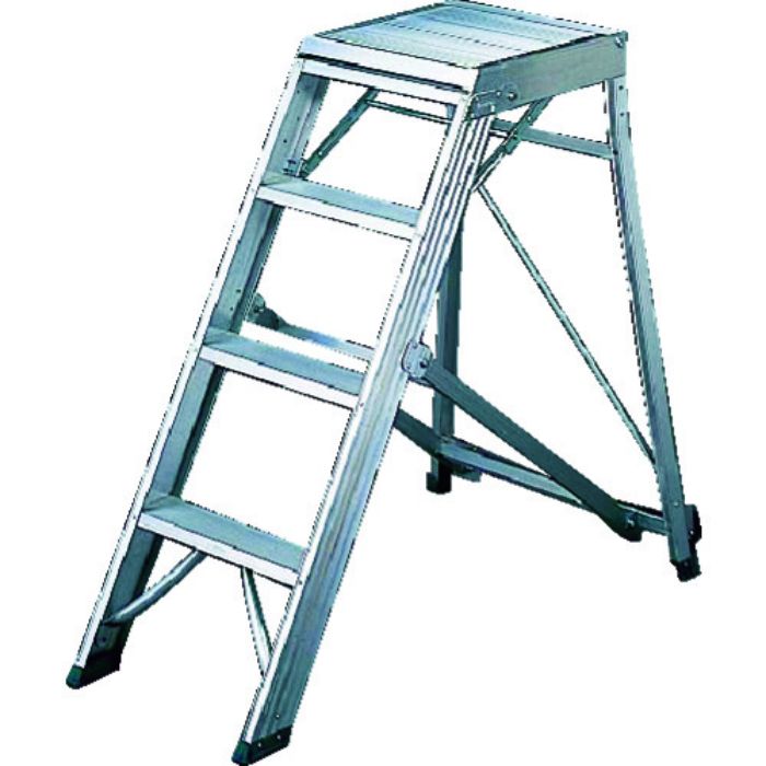 TRUSCO 折りたたみ式作業用踏み台 高さ1.20m(Tcode:1157855)
