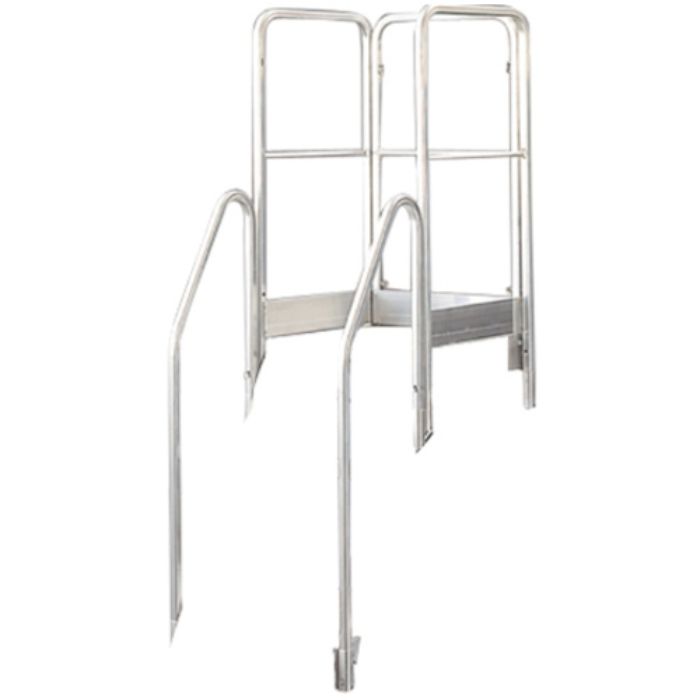 TRUSCO 踏み台TDAD用フルセット手すり 高さ900mm 本体高さ0.90m〜1.80m用(Tcode:1157860)