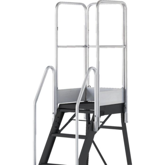 TRUSCO 踏み台TDAD用フルセット手すり 高さ1100mm 本体高さ0.90m〜1.80m用(Tcode:1157861)