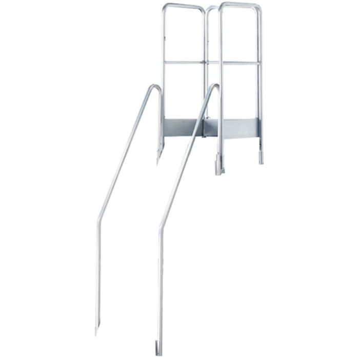 TRUSCO 踏み台TDAD用フルセット手すり 高さ900mm 本体高さ2.10m用(Tcode:1157862)