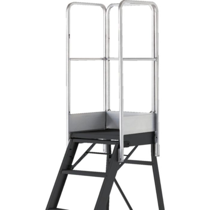 TRUSCO 踏み台TDAD用踊場手すり 高さ1100mm(Tcode:1157870)