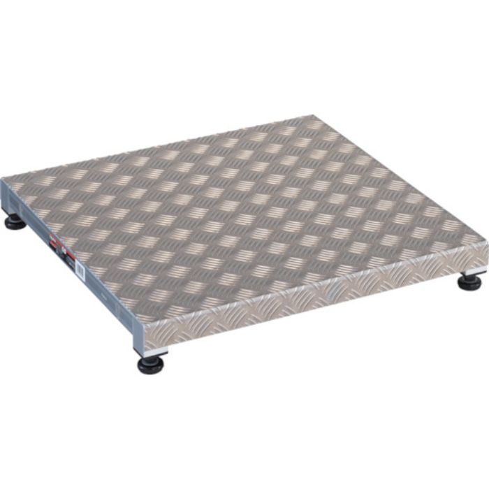 TRUSCO 低床式アルミ製ステップ 600X600XH90〜120(Tcode:2775778)