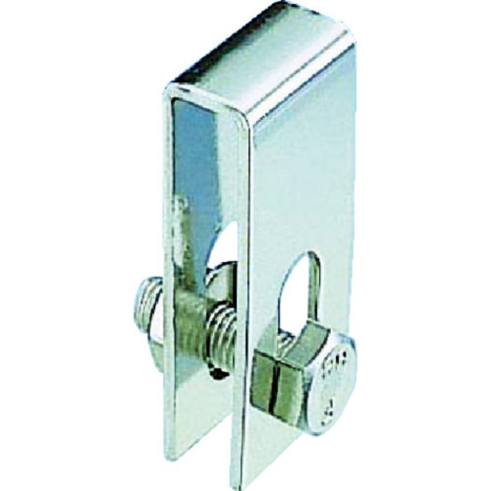 TRUSCO ガラスカッター ステンレス グレーチングクリップ GCD型 適用の高さ18〜38mm(Tcode:4894065)