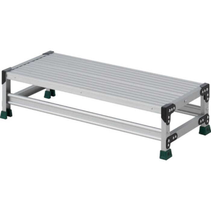 TRUSCO 作業用踏台 1段 高さ0.25m 天板1000×400(Tcode:2580874)