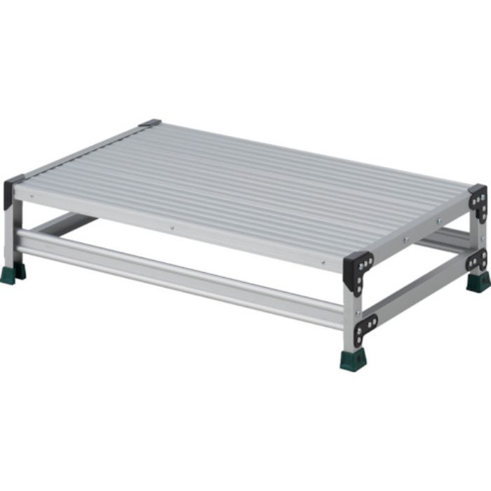 TRUSCO 作業用踏台 1段 高さ0.25m 天板1000×600(Tcode:2580886)