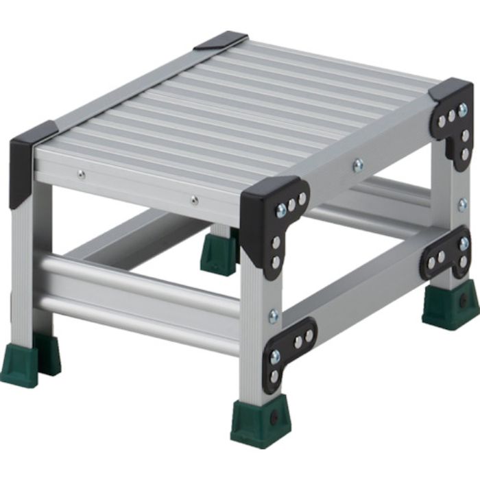 TRUSCO 作業用踏台 1段 高さ0.25m 天板300×400(Tcode:2580871)