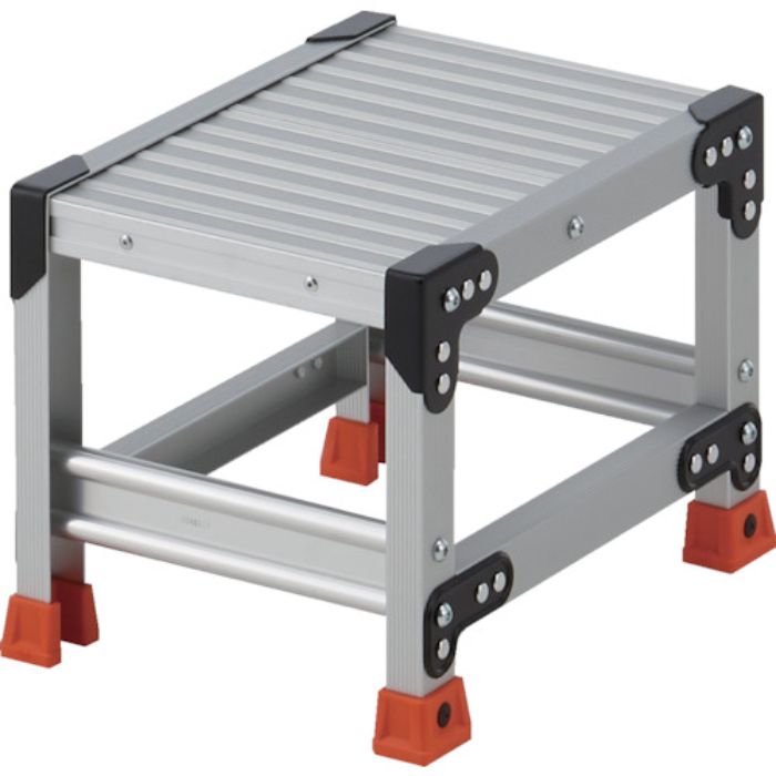 TRUSCO 作業用踏台 1段 高さ0.3m 天板300×400(Tcode:2580887)
