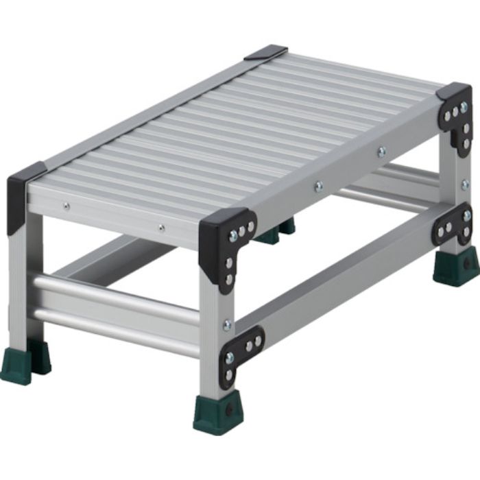 TRUSCO 作業用踏台 1段 高さ0.25m 天板300×600(Tcode:2580893)