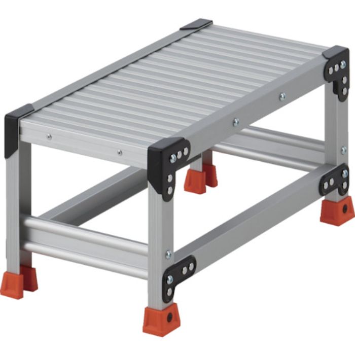 TRUSCO 作業用踏台 1段 高さ0.3m 天板300×600(Tcode:2580873)