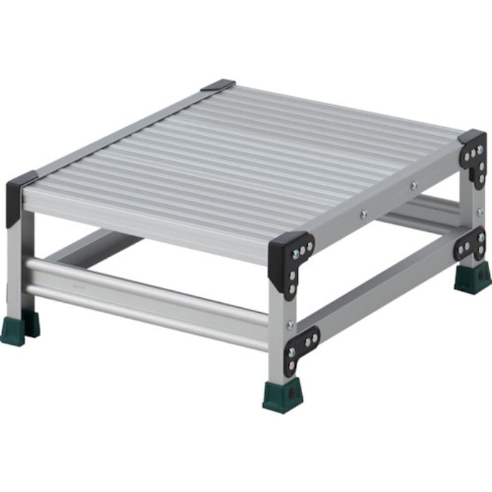 TRUSCO 作業用踏台 1段 高さ0.25m 天板500×600(Tcode:2580913)