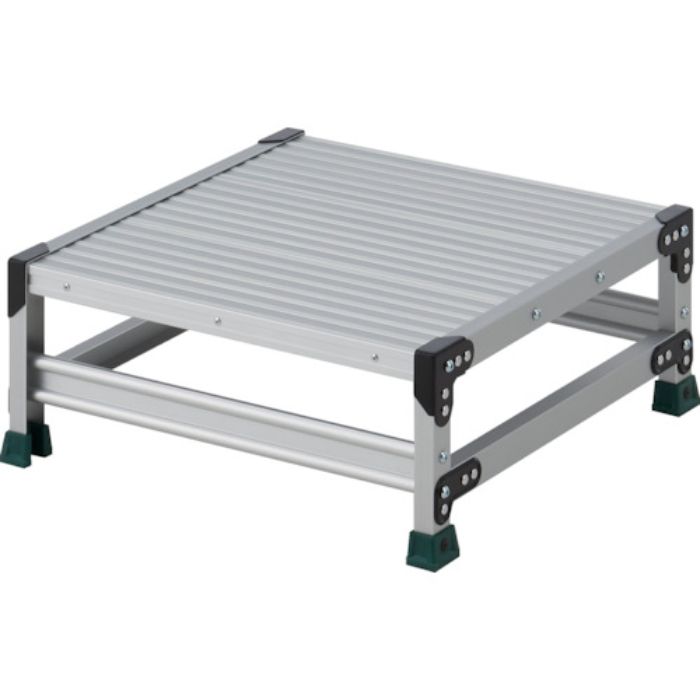 TRUSCO 作業用踏台 1段 高さ0.25m 天板600×600(Tcode:2580910)