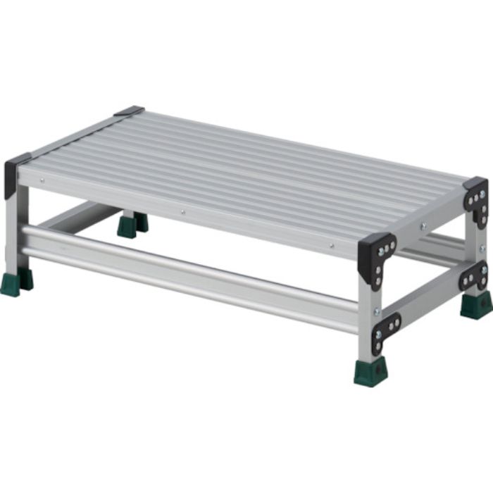 TRUSCO 作業用踏台 1段 高さ0.25m 天板800×400(Tcode:2580912)