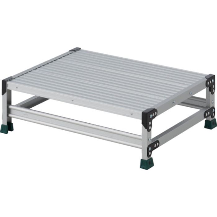 TRUSCO 作業用踏台 1段 高さ0.25m 天板800×600(Tcode:2580876)