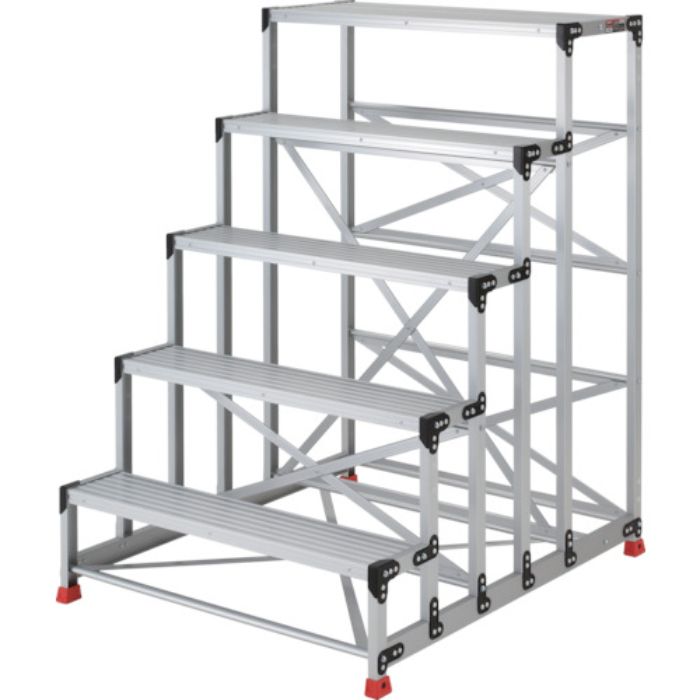 TRUSCO 作業用踏台 アルミ製・高強度タイプ 5段(Tcode:2621681)