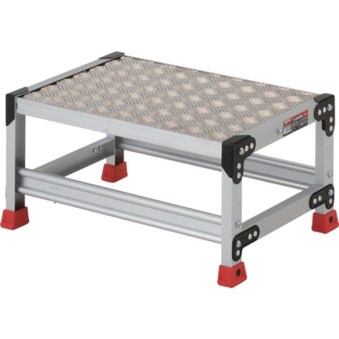 TRUSCO 作業用踏台 アルミ製・縞板タイプ 天板寸法600X400XH300(Tcode:3365093)