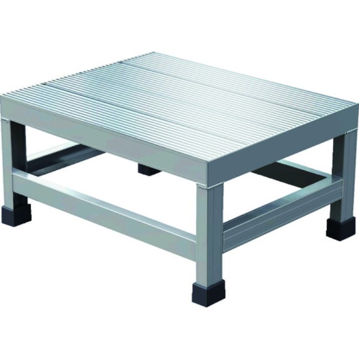 TRUSCO アルミ製溶接一体構造型作業台 一段(完成品) W500×D400×H250(Tcode:2074480)