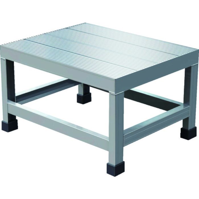 TRUSCO アルミ製溶接一体構造型作業台 一段(完成品) W500×D400×H300(Tcode:2074481)