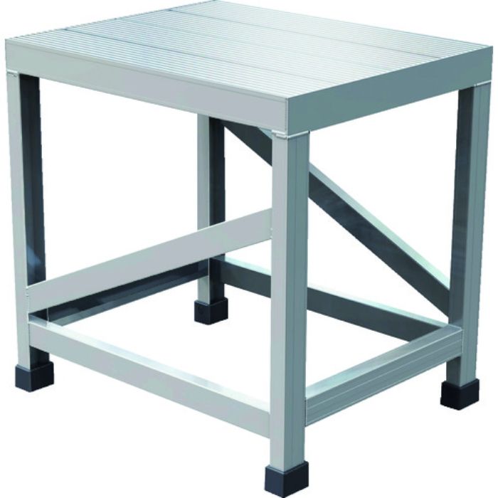 TRUSCO アルミ製溶接一体構造型作業台 一段(完成品) W500×D400×H500(Tcode:2074482)