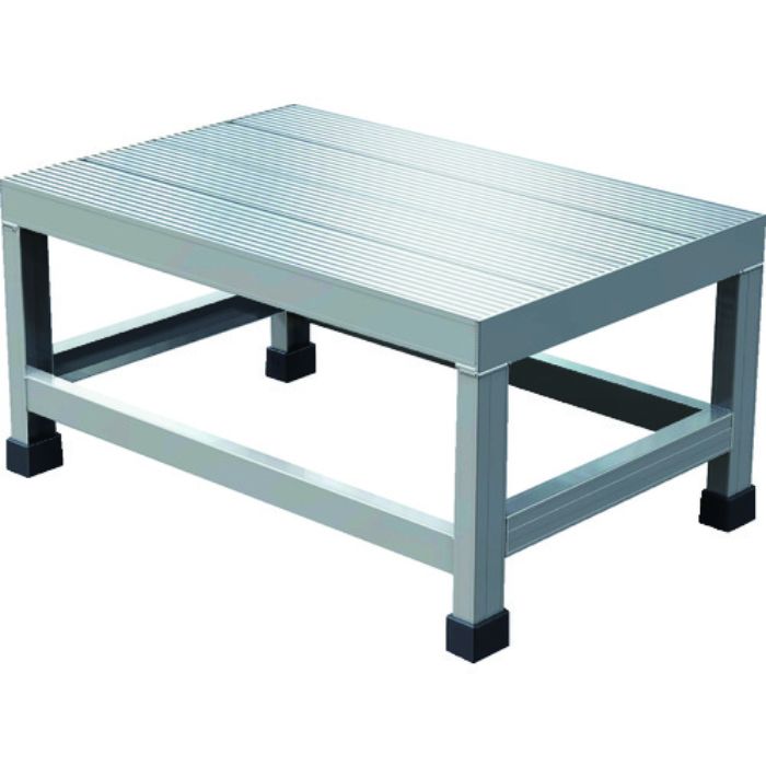 TRUSCO アルミ製溶接一体構造型作業台 一段(完成品) W600×D400×H300(Tcode:2074484)