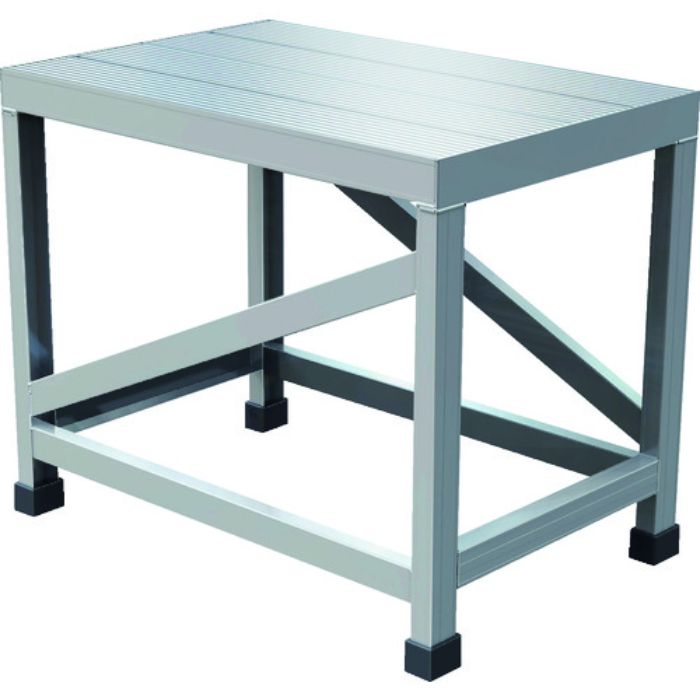 TRUSCO アルミ製溶接一体構造型作業台 一段(完成品) W600×D400×H500(Tcode:2074485)