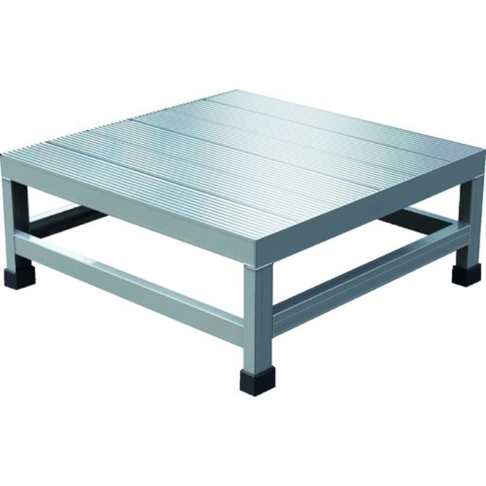 TRUSCO アルミ製溶接一体構造型作業台 一段(完成品) W600×D600×H250(Tcode:2074486)