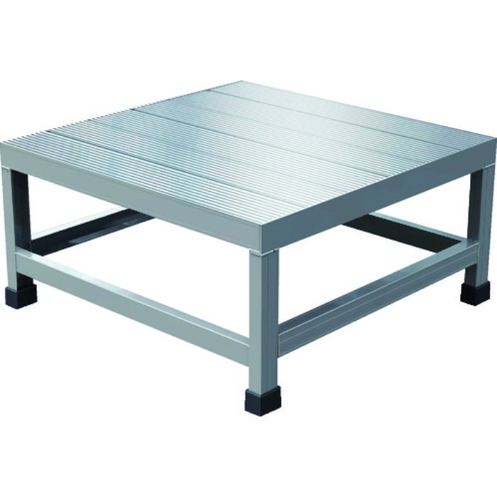 TRUSCO アルミ製溶接一体構造型作業台 一段(完成品) W600×D600×H300(Tcode:2074487)