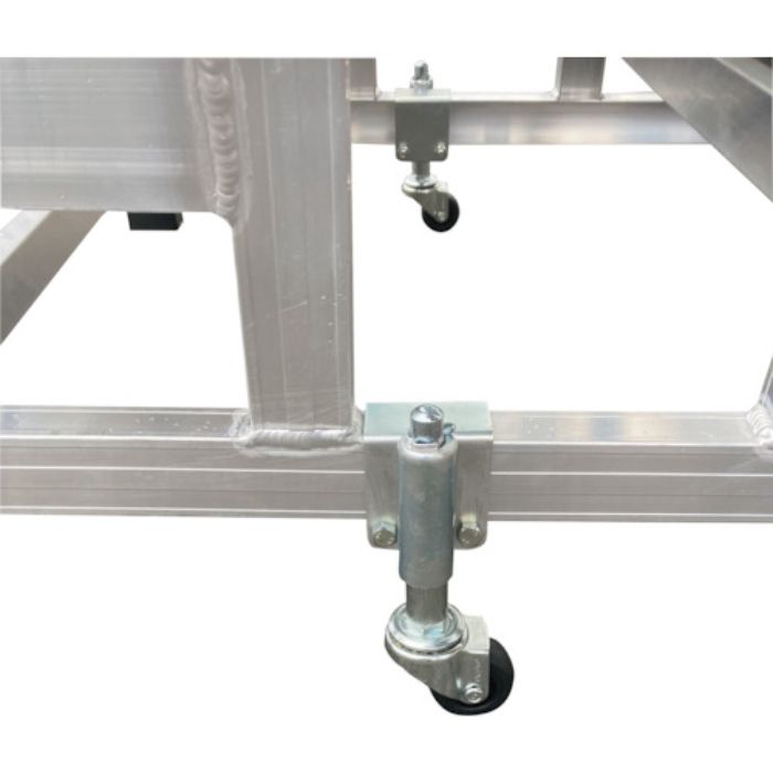 TRUSCO 溶接一体構造型作業台用 スプリング式キャスター(4個1セット)(Tcode:3231287)