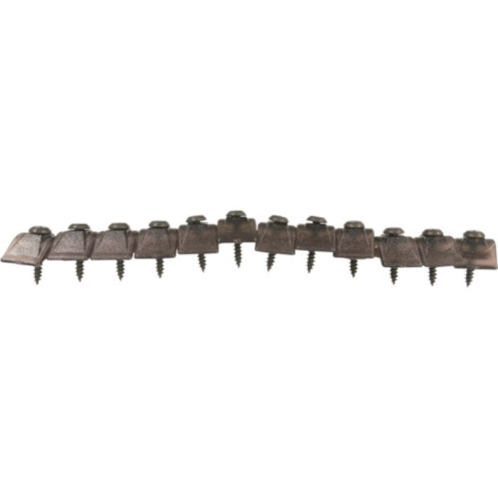 ダイドーハント ショート連結波板ビス 12連X8本(96本入) 4.2X23mm ブロン(Tcode:1142619)